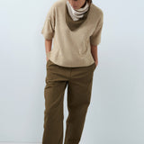 Oversized knitted t-shirt