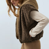 Bodywarmer met capuchon
