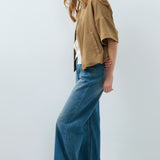 Oversized suedine jasje