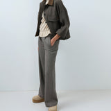 Oversized wollen jack