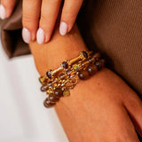 Brown cat eye bracelet