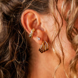 Golden glamour hoop