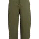 High waist barrel trousers