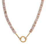 Satin twist necklace