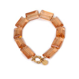 Shiny blush bracelet