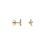 Shiny twig studs
