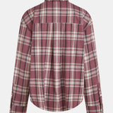 Blouse red check