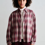 Blouse red check