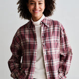 Blouse red check