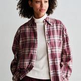 Blouse red check