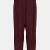 Trousers aubergine