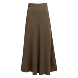 A-line maxi skirt