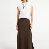 A-line maxi skirt