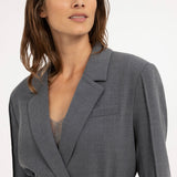 Blazer met ceintuurdetail