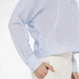 Blouse with angled seams