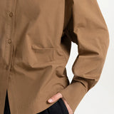 Blouse met tailleaccent