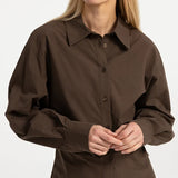 Blouse met tailleaccent