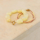 Butter yellow bracelet