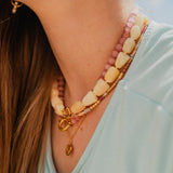 Butter yellow necklace