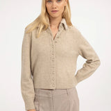 Vest met afneembare kraag