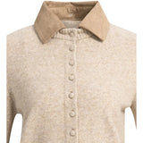 Vest met afneembare kraag