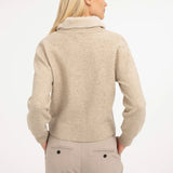 Vest met afneembare kraag