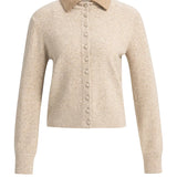 Vest met afneembare kraag