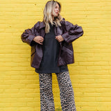 2402030019 Loose fit jeans leopard