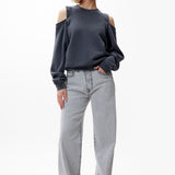 Sweater with cut out