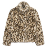 Leopard fur jacket