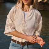 Jacket in crochet style