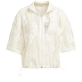 Jacket in crochet style