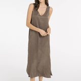 Dress with crinkle texture
