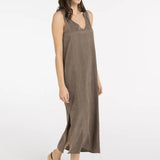 Dress with crinkle texture