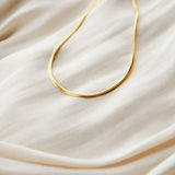 Baby smooth snake necklace
