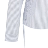 Blouse met koordjes