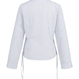 Blouse met koordjes
