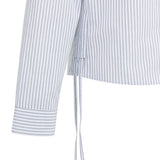 Blouse met koordjes