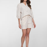 Shorts lurex stripe