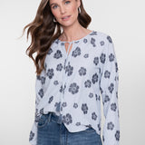 Top blue flowers