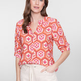 blouse met flowerprint