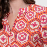 blouse met flowerprint