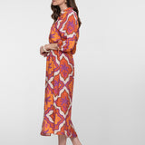 Jurk tropische print