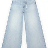 Extra Wide Leg Jeans With Cord