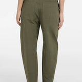 High waist barrel trousers