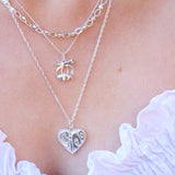 Cherry bow necklace