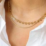 Baby smooth snake necklace