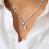 Sisi necklace silver