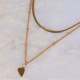 Baby smooth snake necklace