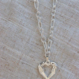 Sisi necklace silver